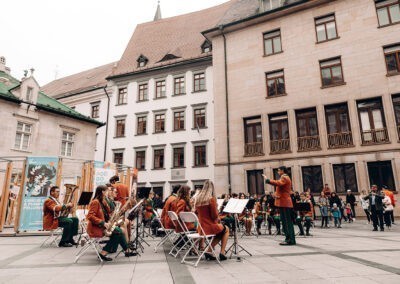 Vystúpenie detského dychového orchestra Rosička