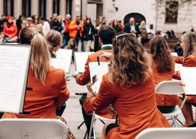 Vystúpenie detského dychového orchestra Rosička