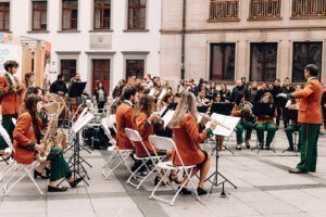 Vystúpenie detského dychového orchestra Rosička