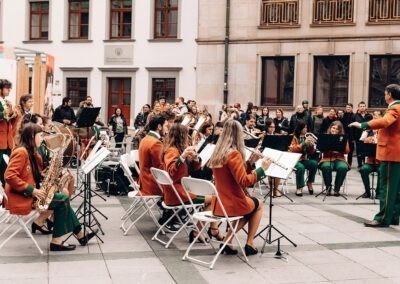 Vystúpenie detského dychového orchestra Rosička