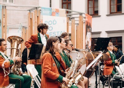 Vystúpenie detského dychového orchestra Rosička