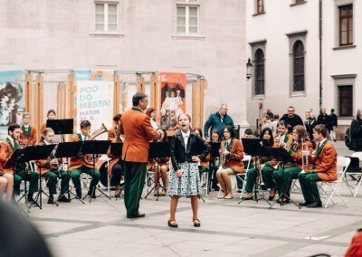 Vystúpenie detského dychového orchestra Rosička