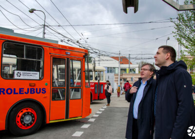 Trolejbusový deň vo vozovni Hroboňova