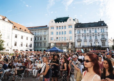 Fotografia z podujatia v rámci celomestského festivalu Bratislavské kultúrne leto