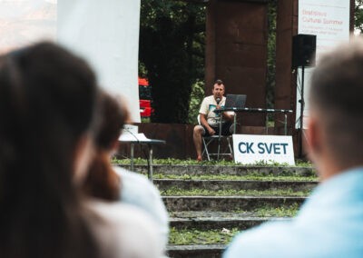 Fotografia z podujatia v rámci celomestského festivalu Bratislavské kultúrne leto