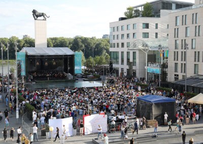 Fotografia z podujatia v rámci celomestského festivalu Bratislavské kultúrne leto