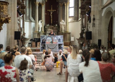 Fotografia z podujatia v rámci celomestského festivalu Bratislavské kultúrne leto