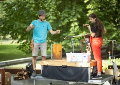 Fotografia z podujatia v rámci celomestského festivalu Bratislavské kultúrne leto