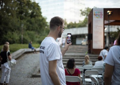 Fotografia z podujatia v rámci celomestského festivalu Bratislavské kultúrne leto