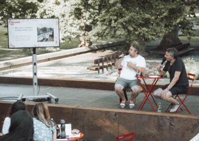 Fotografia z podujatia v rámci celomestského festivalu Bratislavské kultúrne leto