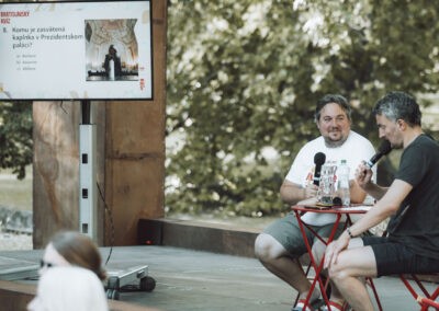 Fotografia z podujatia v rámci celomestského festivalu Bratislavské kultúrne leto