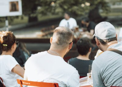 Fotografia z podujatia v rámci celomestského festivalu Bratislavské kultúrne leto