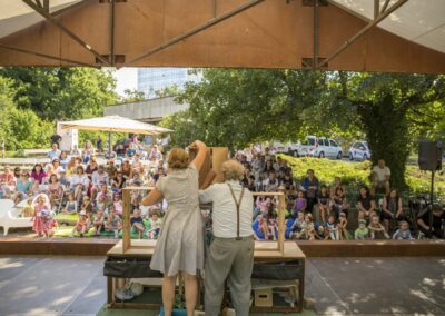 Fotografia z podujatia v rámci celomestského festivalu Bratislavské kultúrne leto