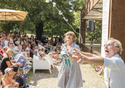 Fotografia z podujatia v rámci celomestského festivalu Bratislavské kultúrne leto