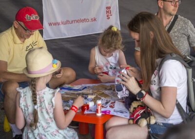 Fotografia z podujatia v rámci celomestského festivalu Bratislavské kultúrne leto