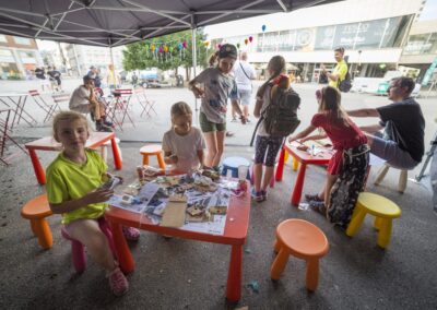Fotografia z podujatia v rámci celomestského festivalu Bratislavské kultúrne leto
