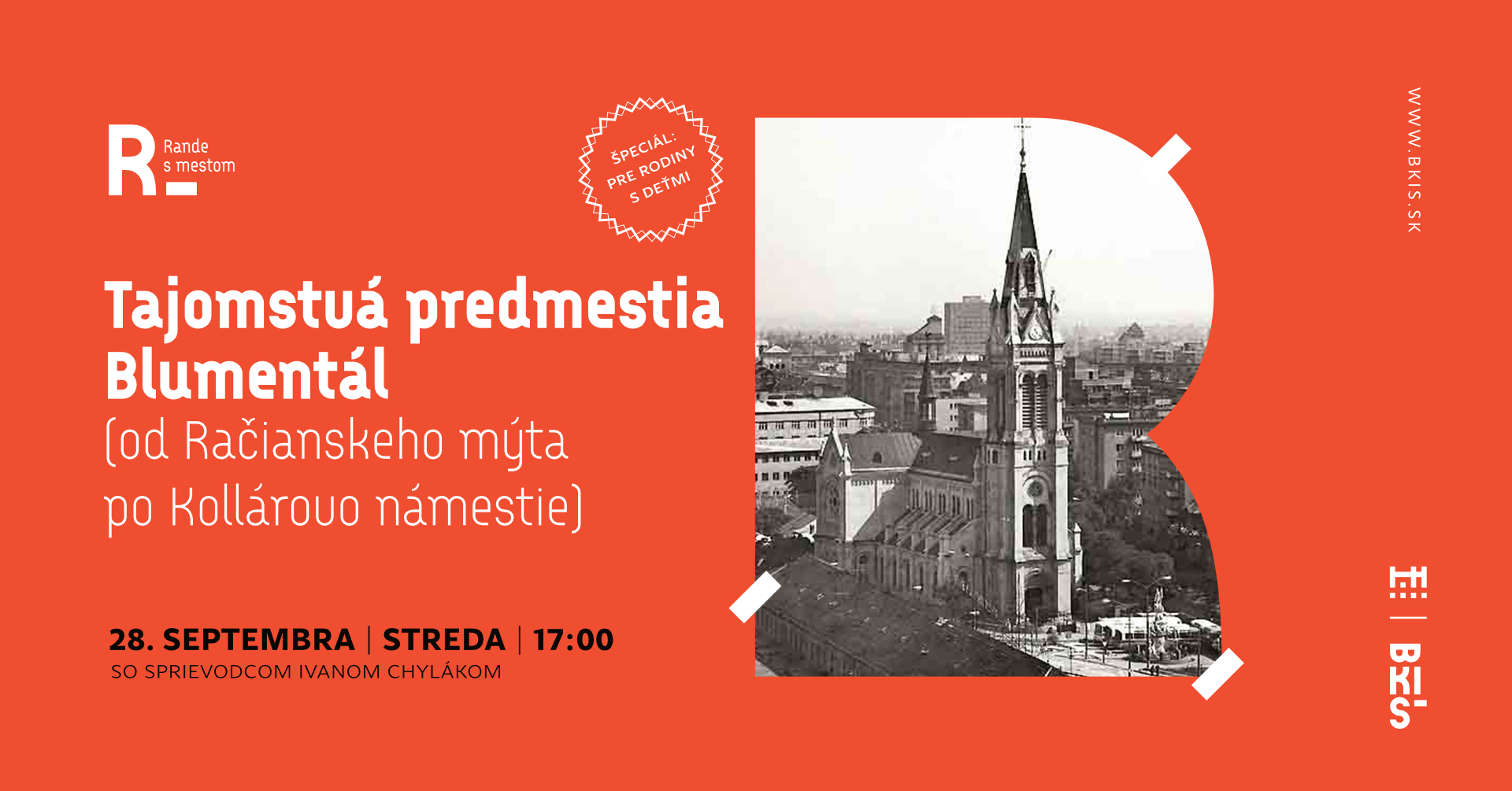Rande s mestom: Tajomstvá predmestia Blumentál (od Račianskeho mýta po Kollárovo námestie)