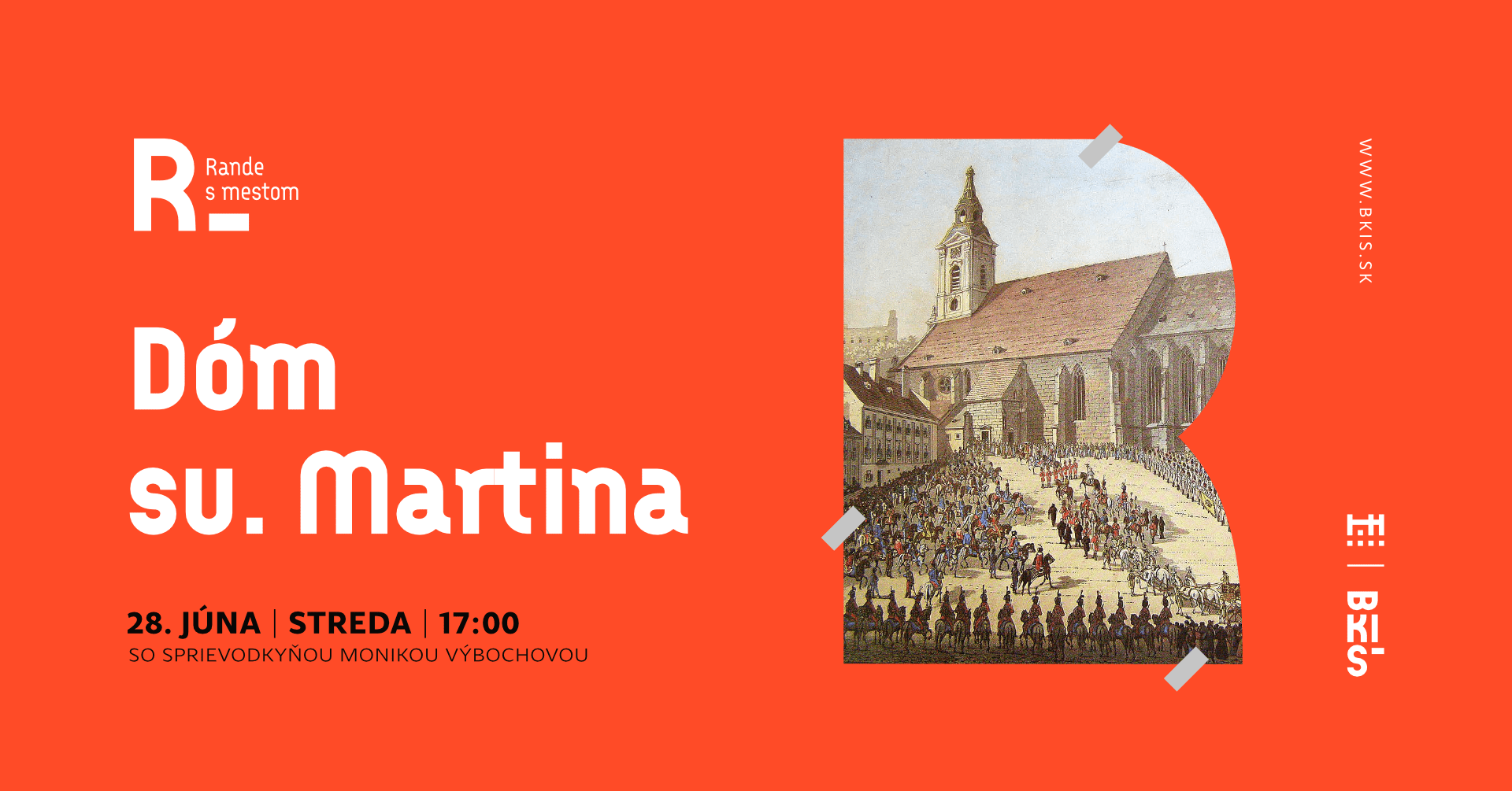 Rande s mestom: Dóm sv. Martina