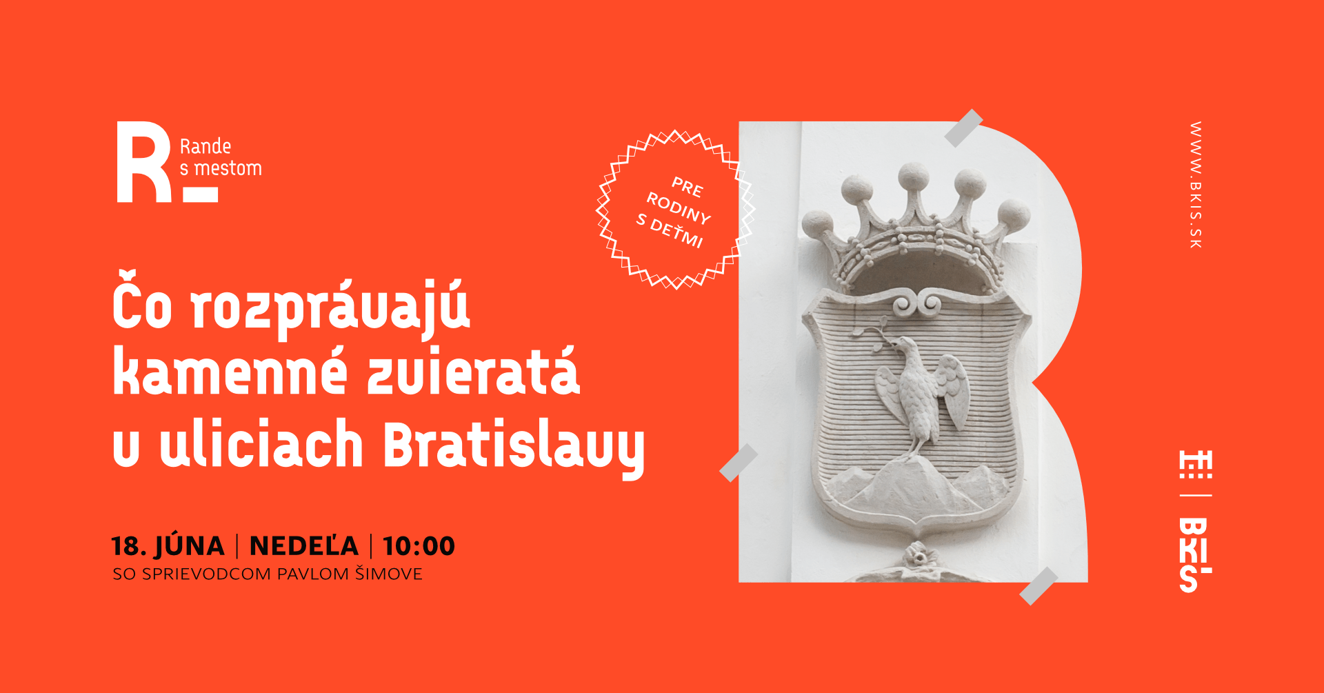 Rande s mestom pre rodiny s deťmi: Čo rozprávajú kamenné zvieratá v uliciach Bratislavy