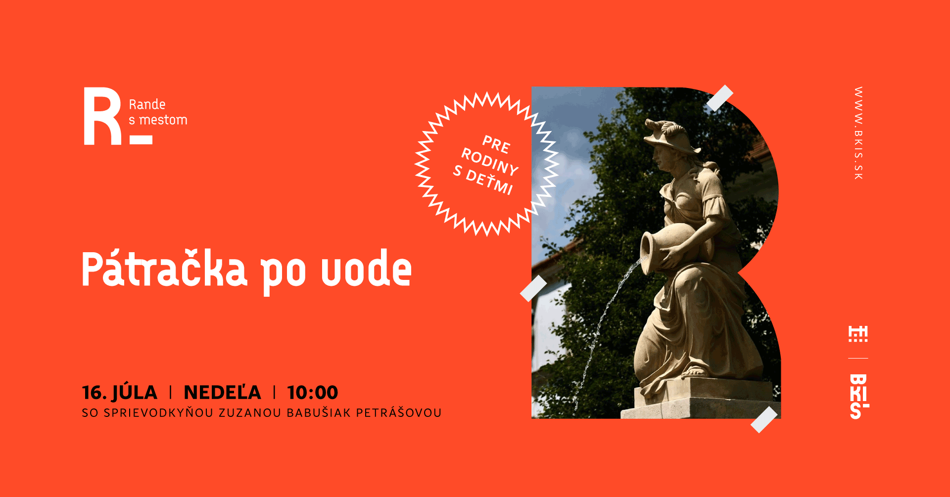 Rande s mestom pre rodiny s deťmi: Pátračka po vode