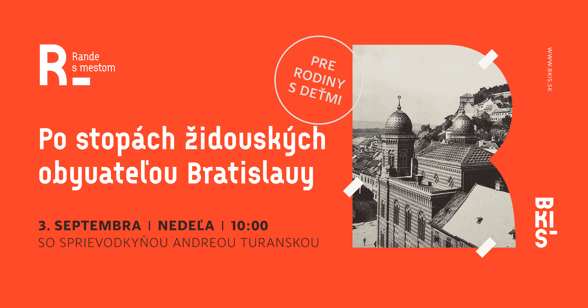 Rande s mestom pre rodiny s deťmi: Po stopách židovských obyvateľov Bratislavy