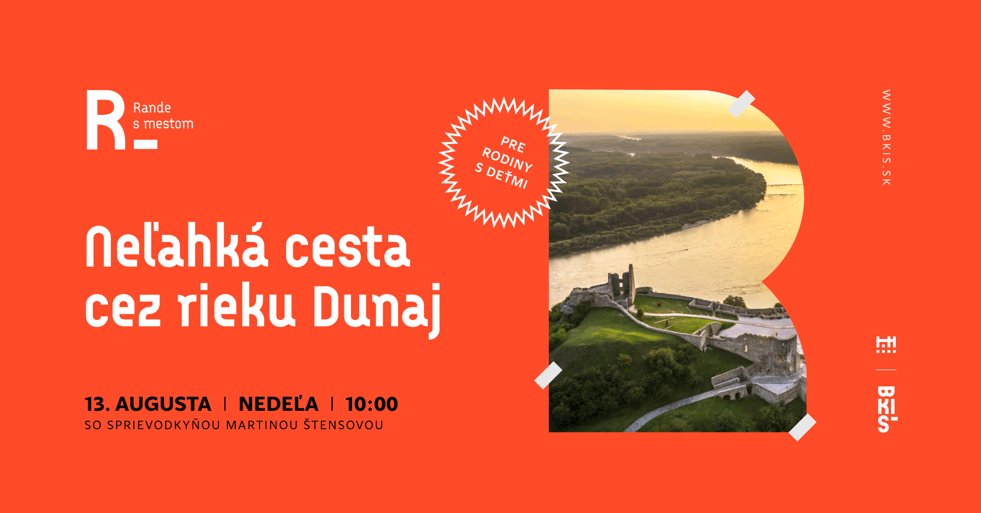 Rande s mestom pre rodiny s deťmi: Neľahká cesta cez rieku Dunaj