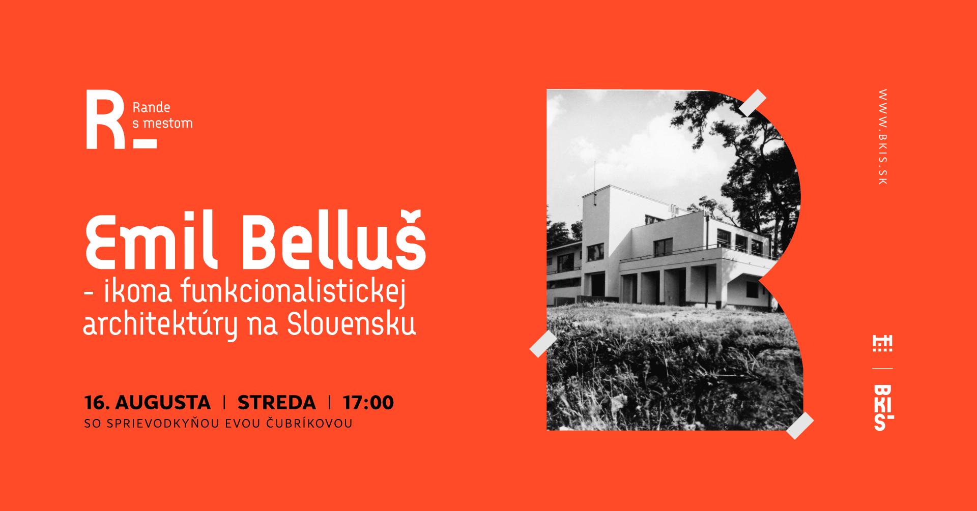 Rande s mestom: Emil Belluš - ikona funkcionalistickej architektúry na Slovensku