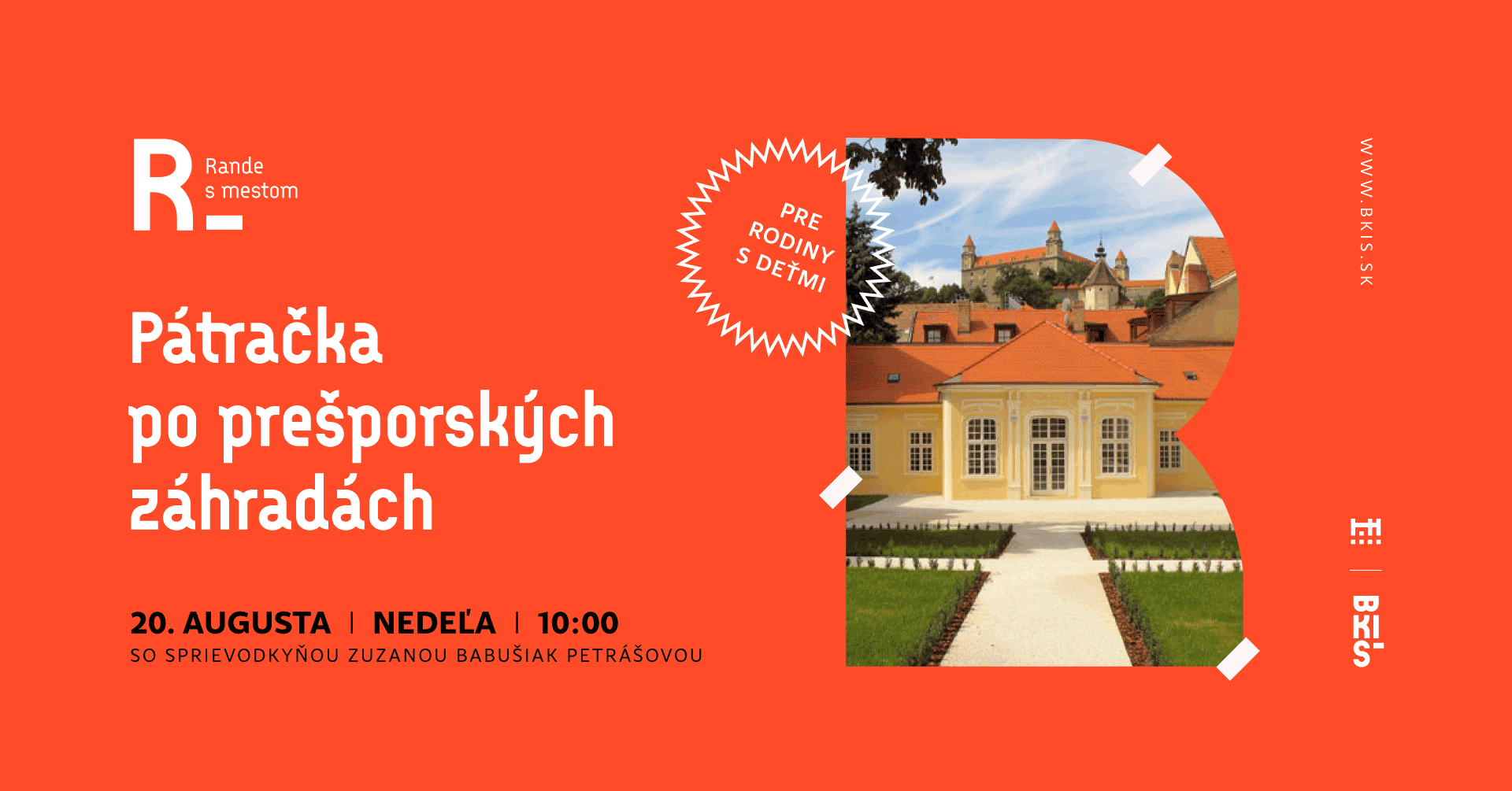 Rande s mestom pre rodiny s deťmi: Pátračka po prešporských záhradách