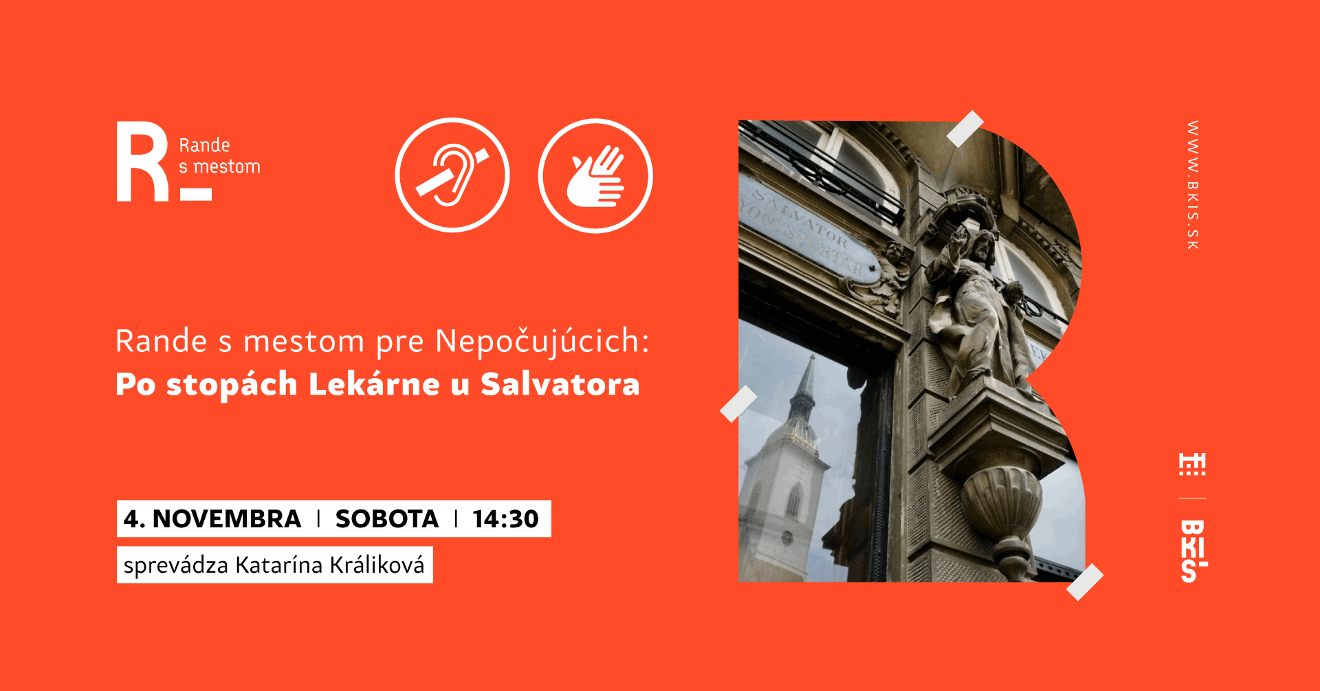 Rande s mestom pre Nepočujúcich: Po stopách lekárne u Salvatora