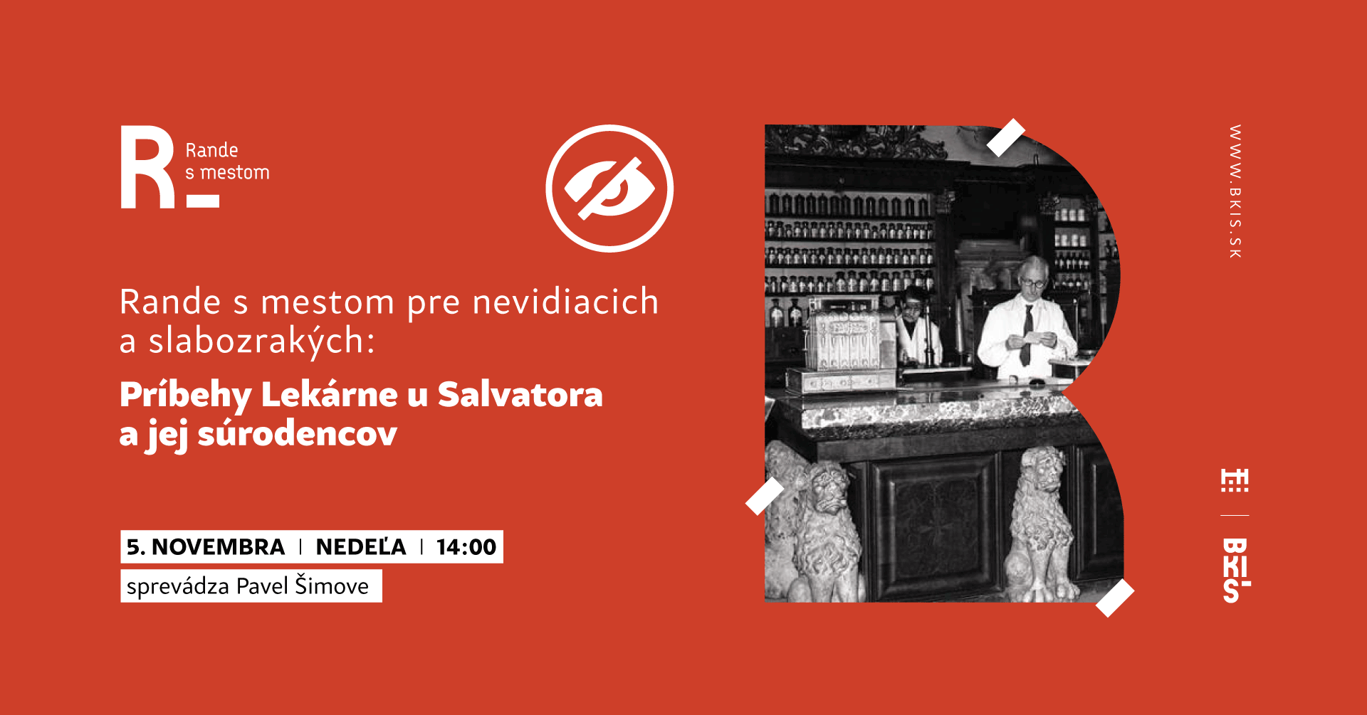 Rande s mestom pre nevidiacich a slabozrakých: Príbehy lekárne u Salvatora a jej súrodencov