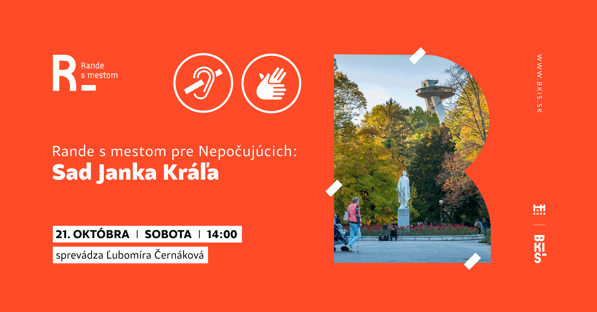 Rande s mestom pre Nepočujúcich: Sad Janka Kráľa