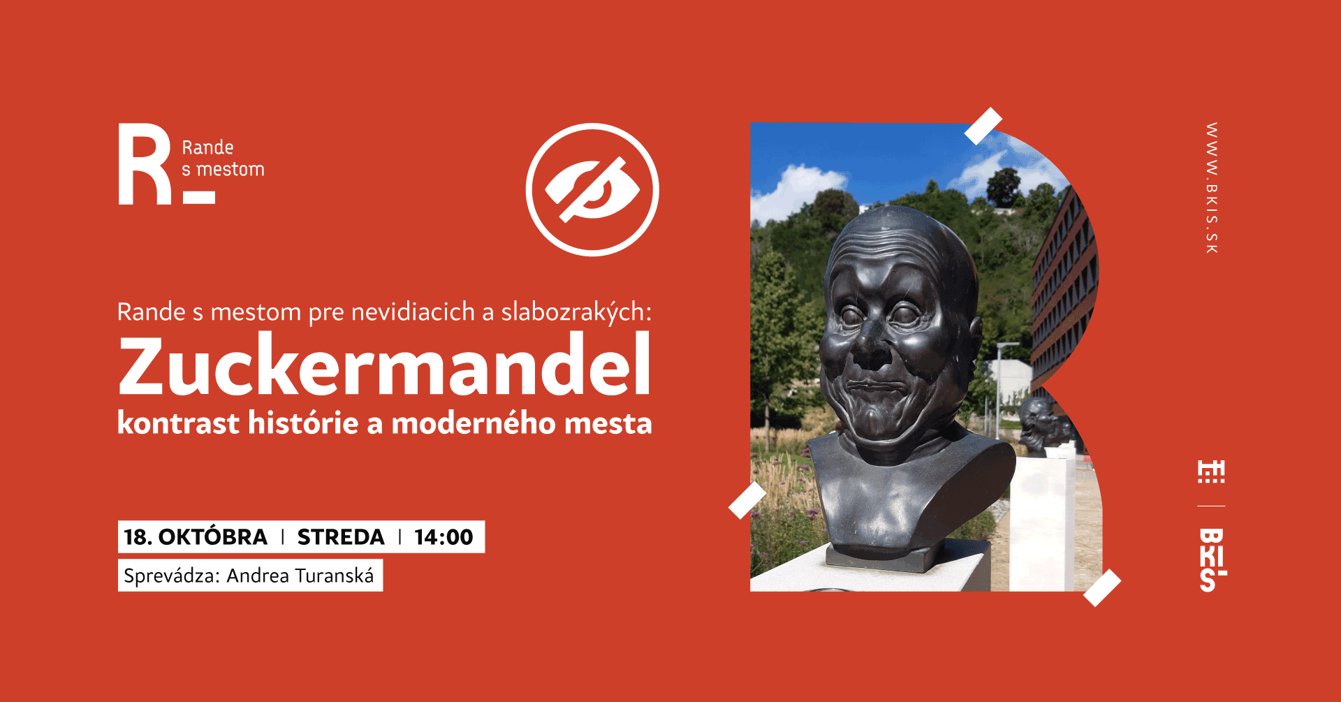 Rande s mestom pre slabozrakých a nevidiacich: Zuckermandel - kontrast histórie a moderného mesta