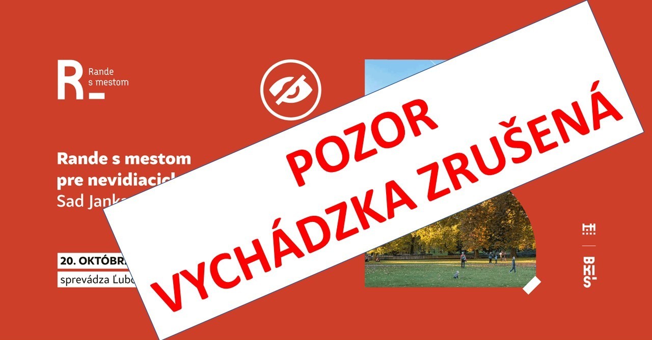 Rande s mesto pre nevidiacich a slabozrakých: Sad Janka Kráľa