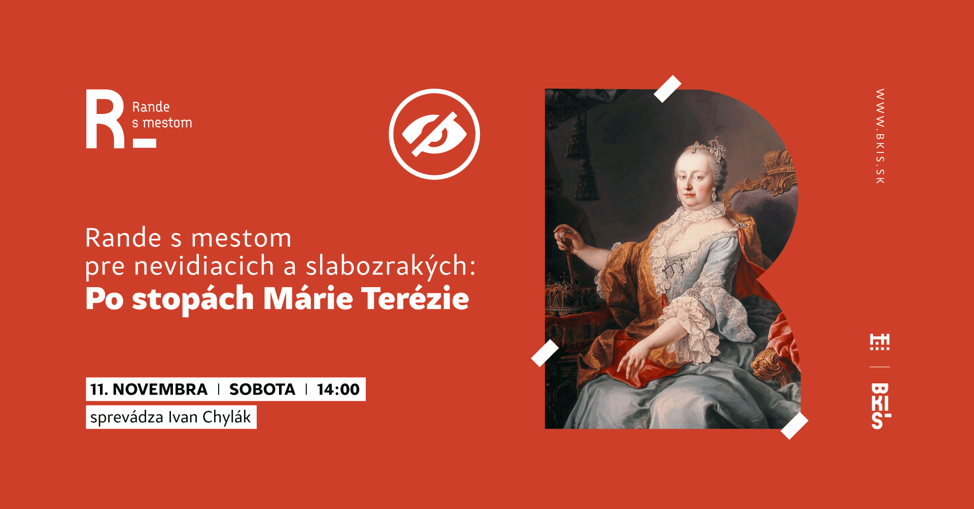 Rande s mestom pre nevidiacich a slabozrakých: Po stopách Márie Terézie