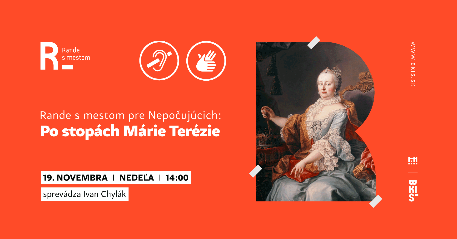Rande s mestom pre Nepočujúcich: Po stopách Márie Terézie