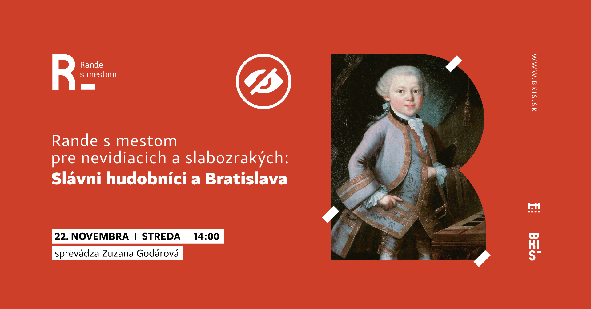 Rande s mestom pre nevidiacich a slabozrakých: Slávni hudobníci a Bratislava