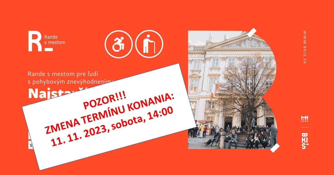 Rande s mestom pre ľudí s pohybovým znevýhodnením: Najstaršie námestia Bratislavy