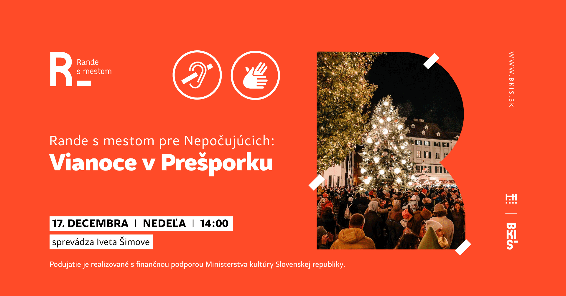 Rande s mestom pre Nepočujúcich: Primaciálny palác a vianočný mier