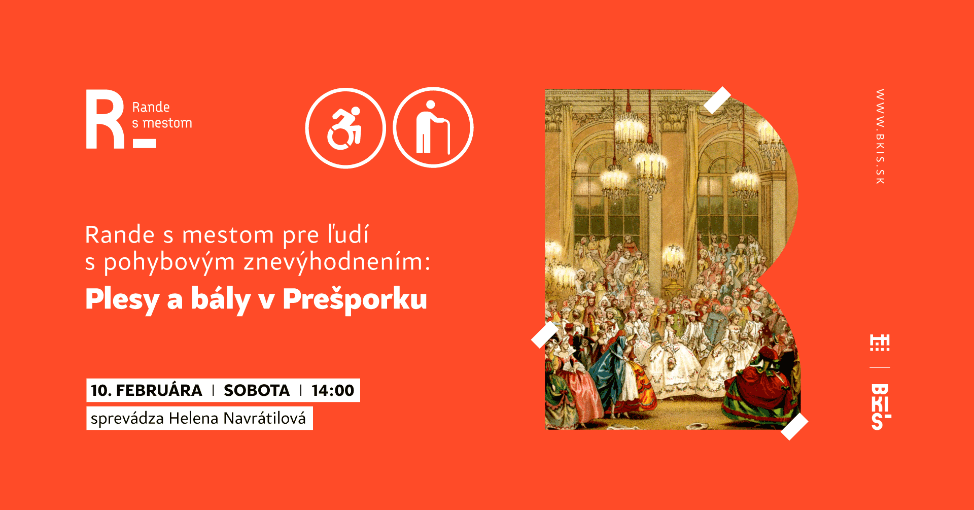 Rande s mestom pre ľudí s pohybovým znevýhodnením: Plesy a bály v Prešporku