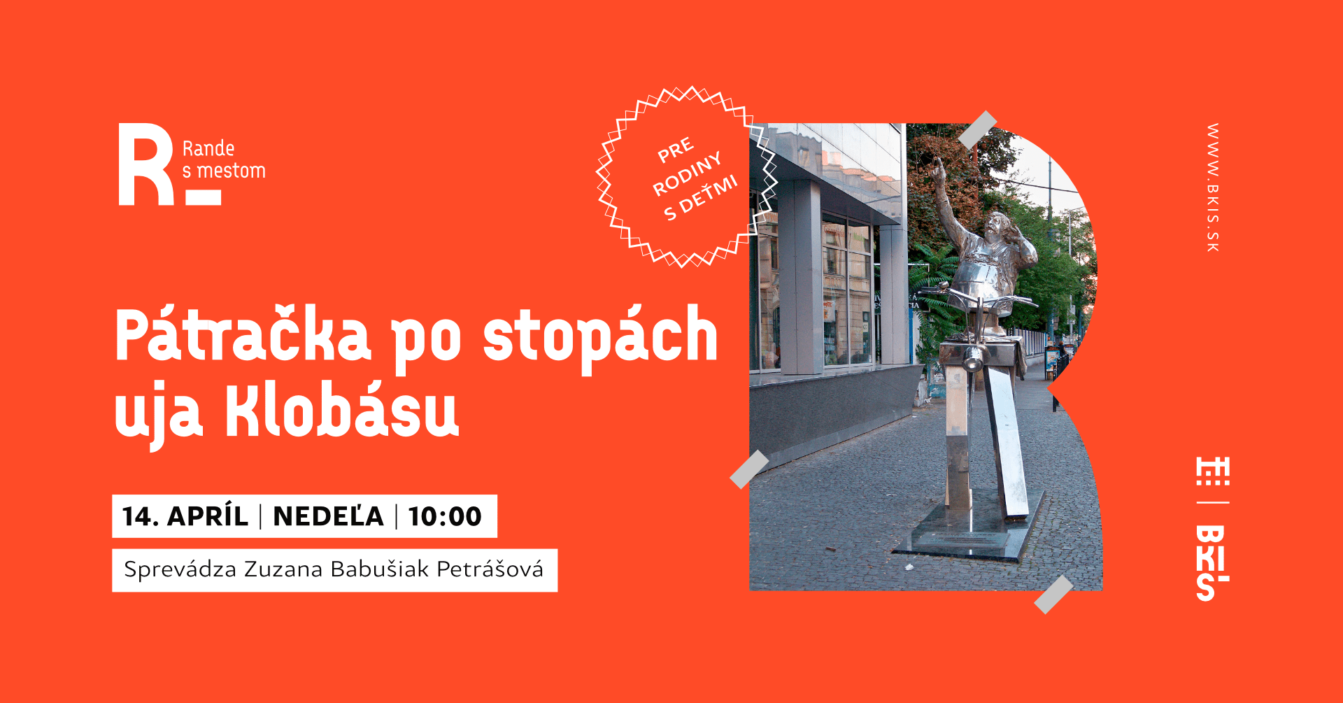 Rande s mestom pre rodiny s deťmi: Pátračka po stopách uja Klobásu